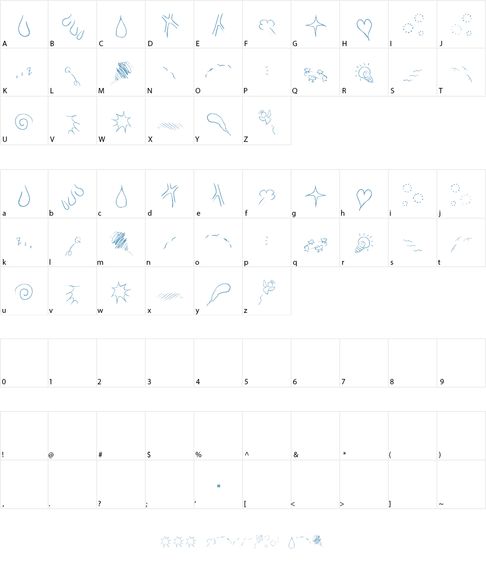 The ManPu Font Character