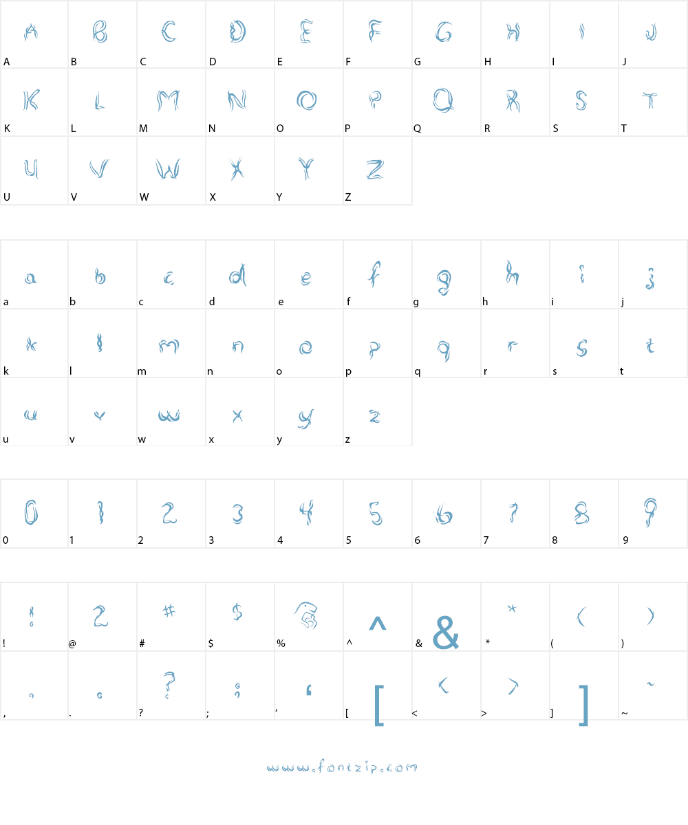Alterna Font Character