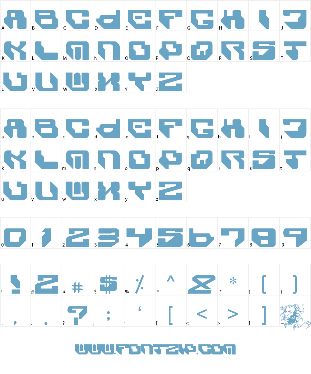 CaptivSystMRemiX Font Character