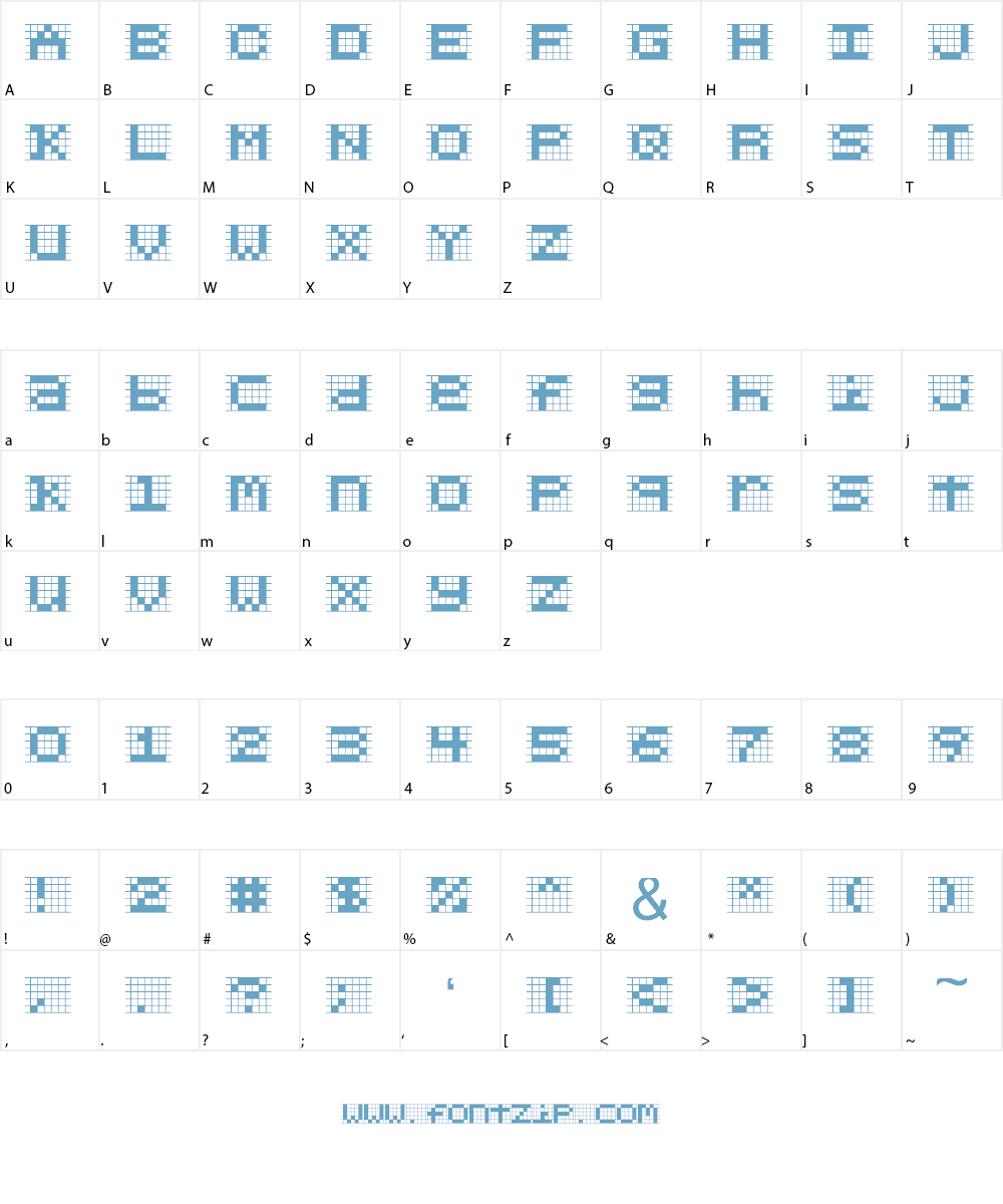 Chlorenuf Font Character