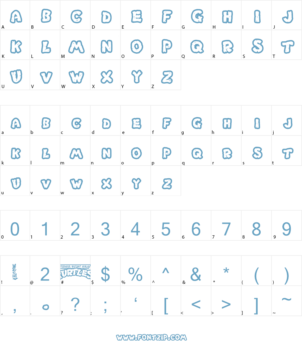Chlorinar Font Character
