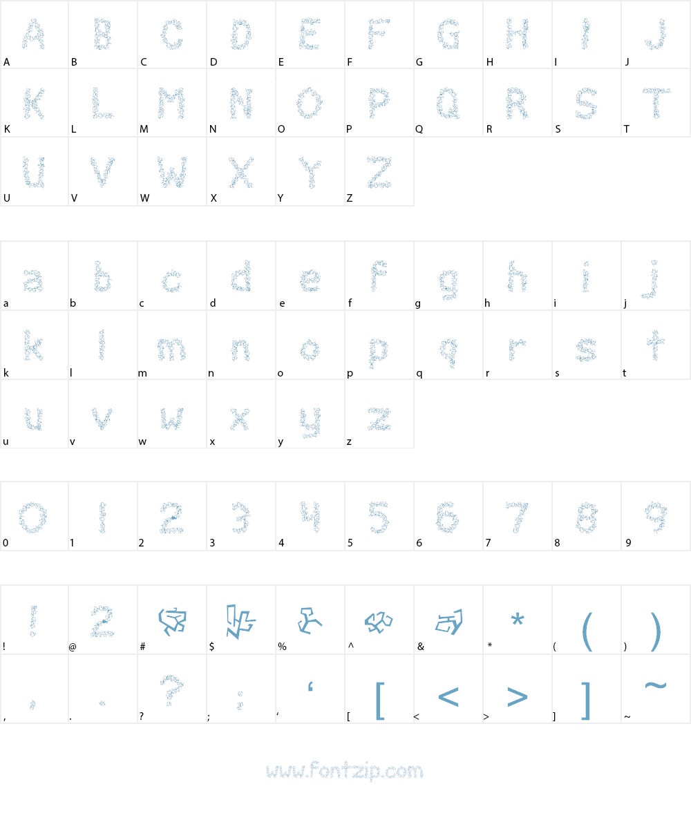 Clawless Font Character