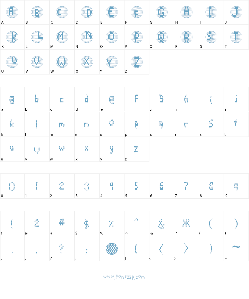 Disco 2000 Font Character