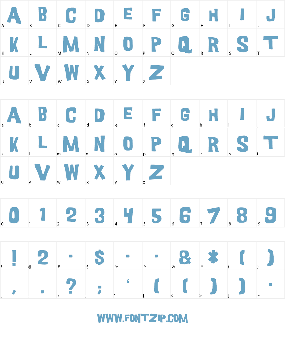 GoodGirl Font Character