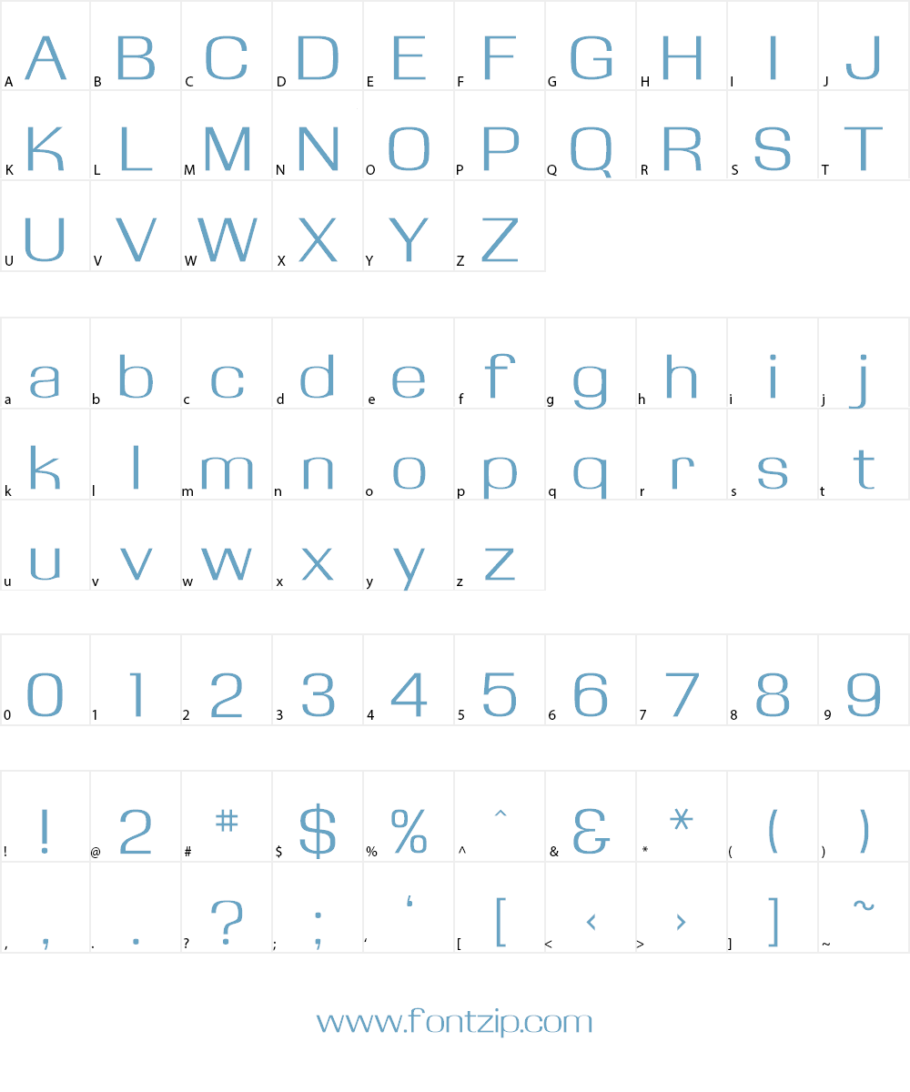 KasseFLF Font Character