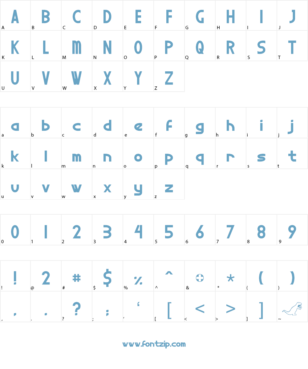 Kitchener Font Character