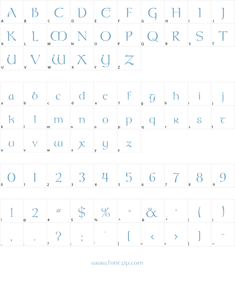 MeathFLF Font Character