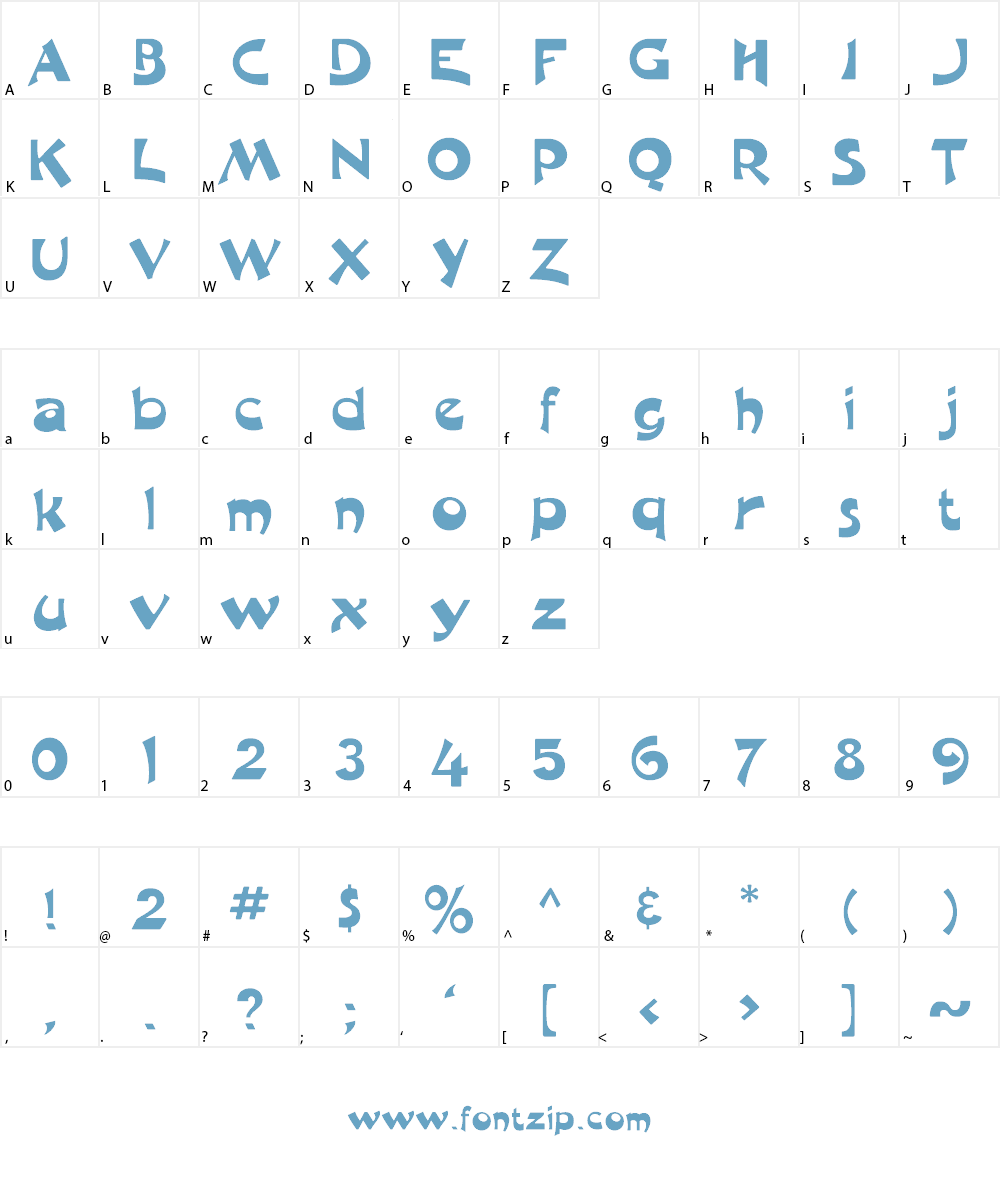 MoulinRougeFLF Font Character