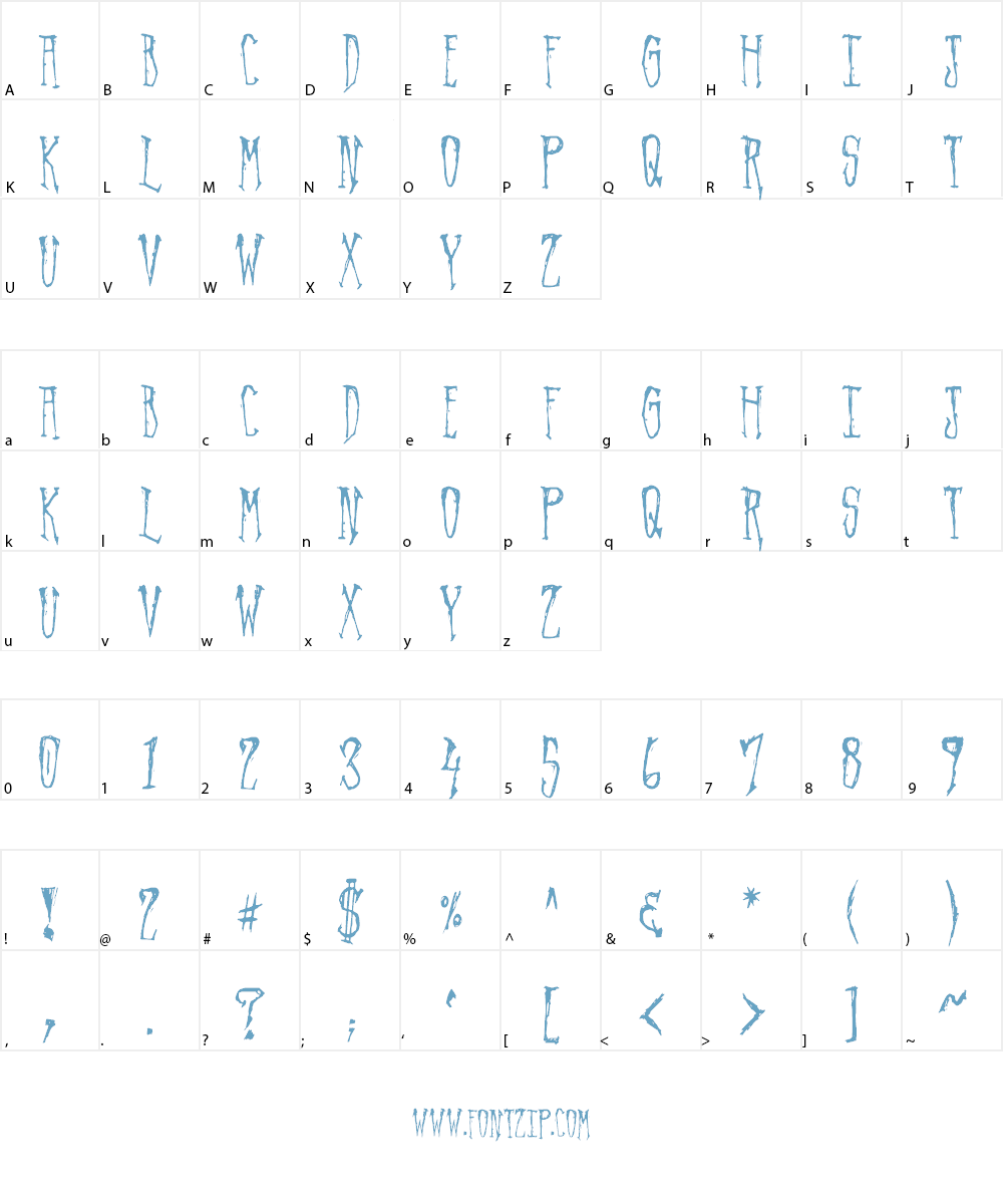 Arvigo Font Character