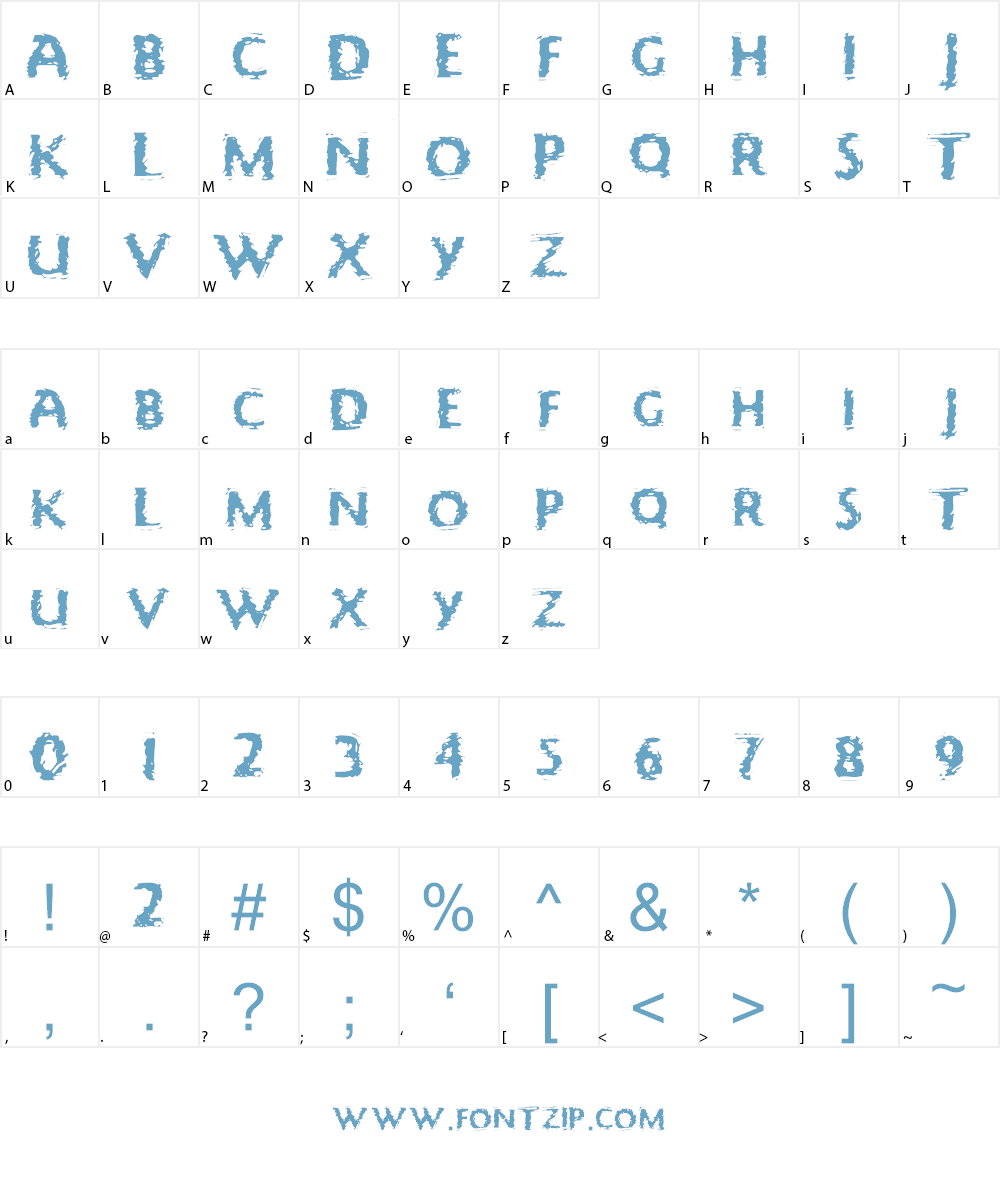 Focal Deviance Font Character