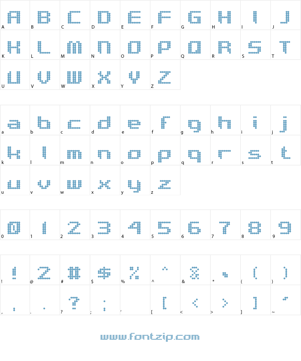 Advent Font Character