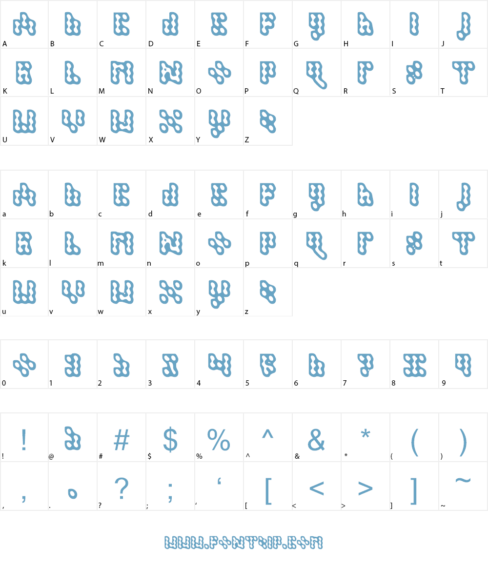 Dispute Font Character