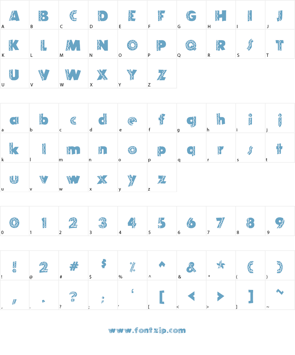 El Rio Lobo Font Character