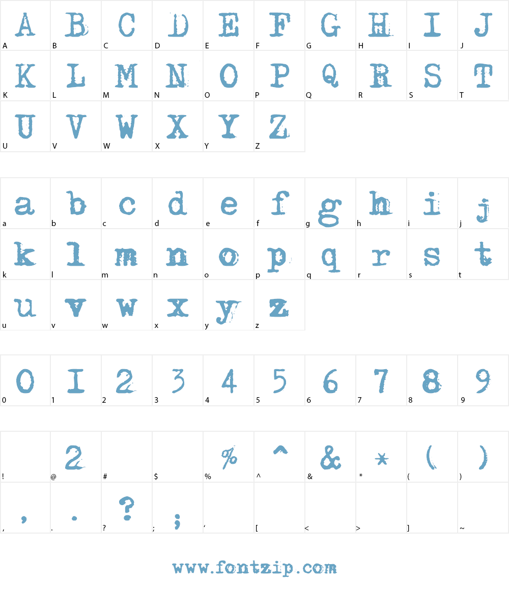 Adler Font Character