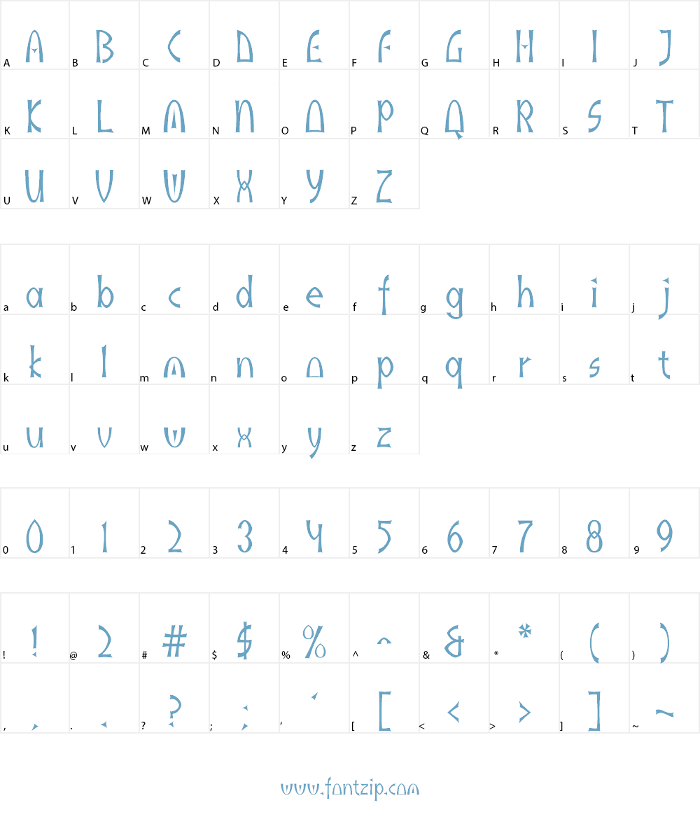 akaIndic Font Character