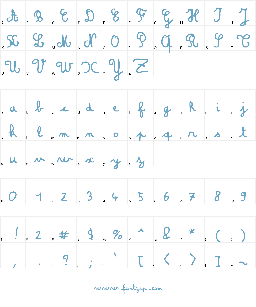 Amandine Font Character