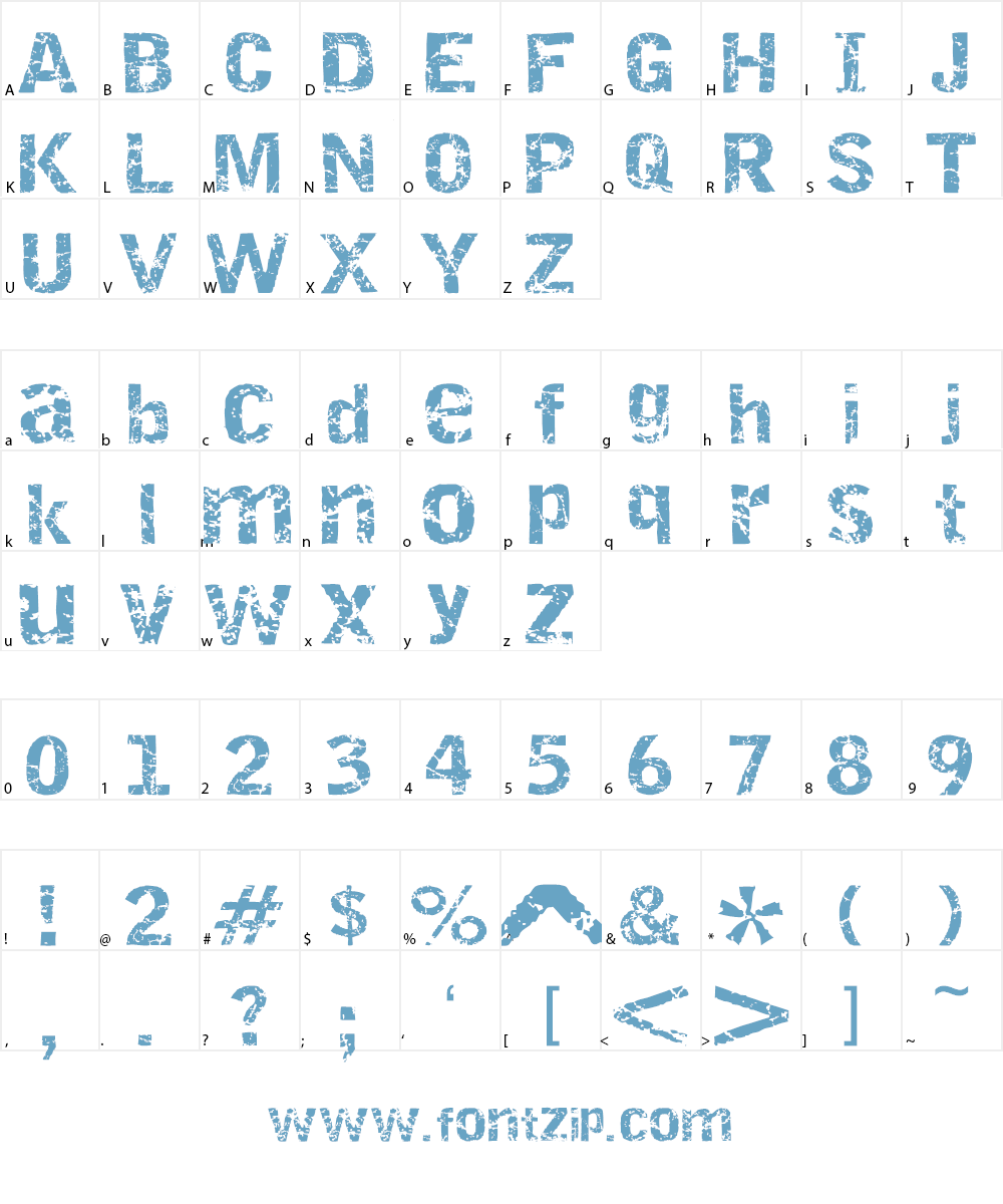 Destroy Font Character