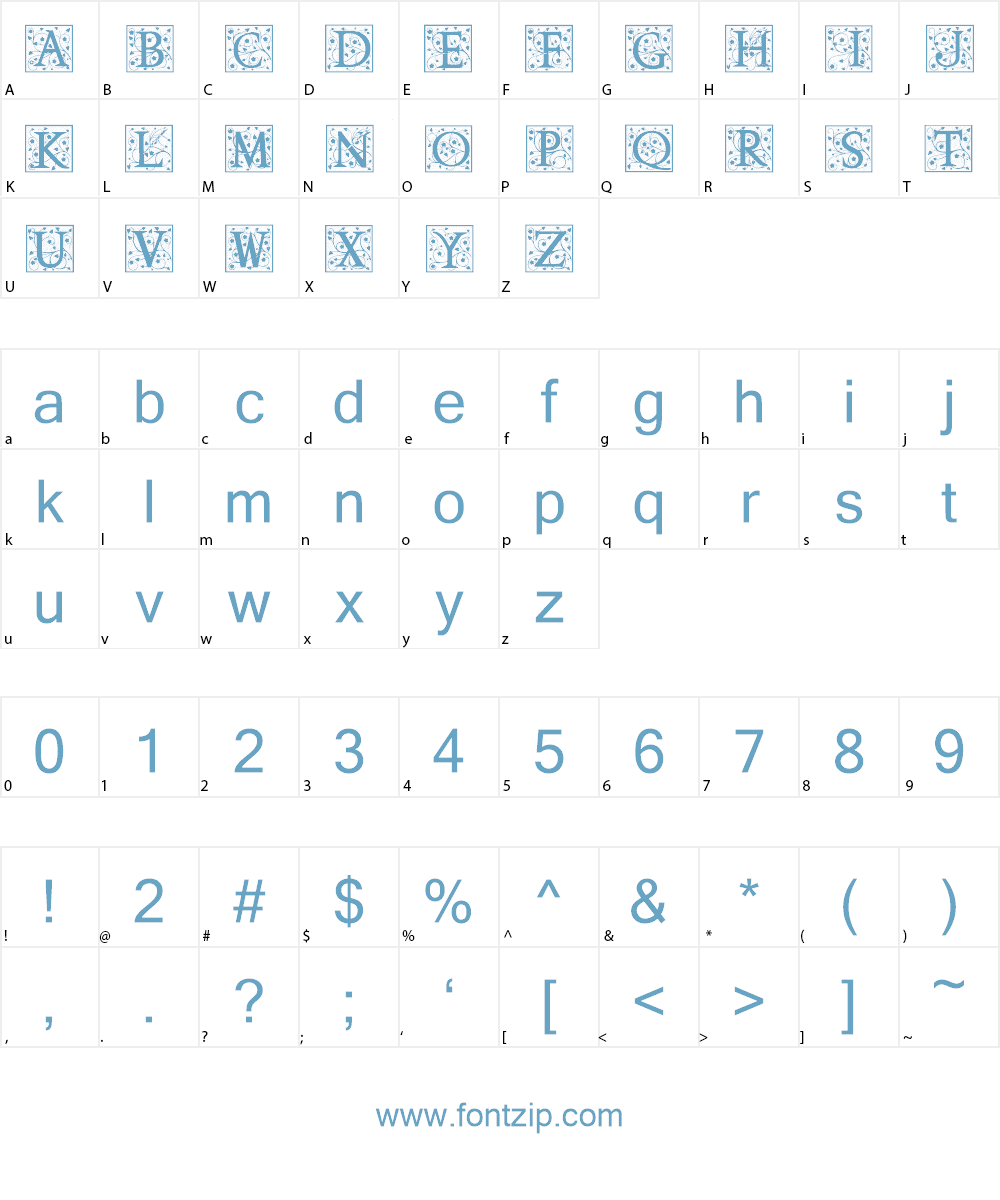 Nabel Font Character
