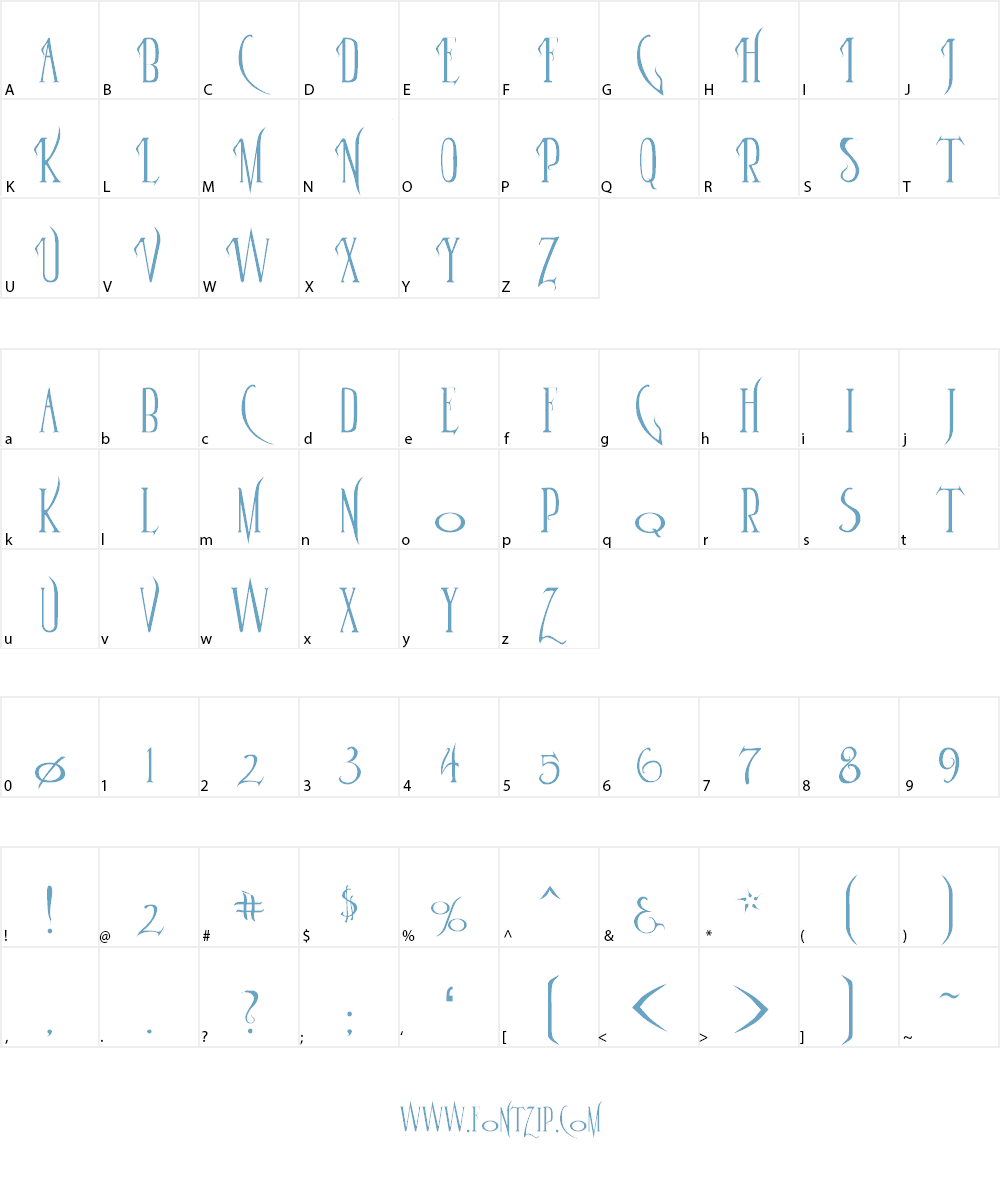 Parseltongue Font Character