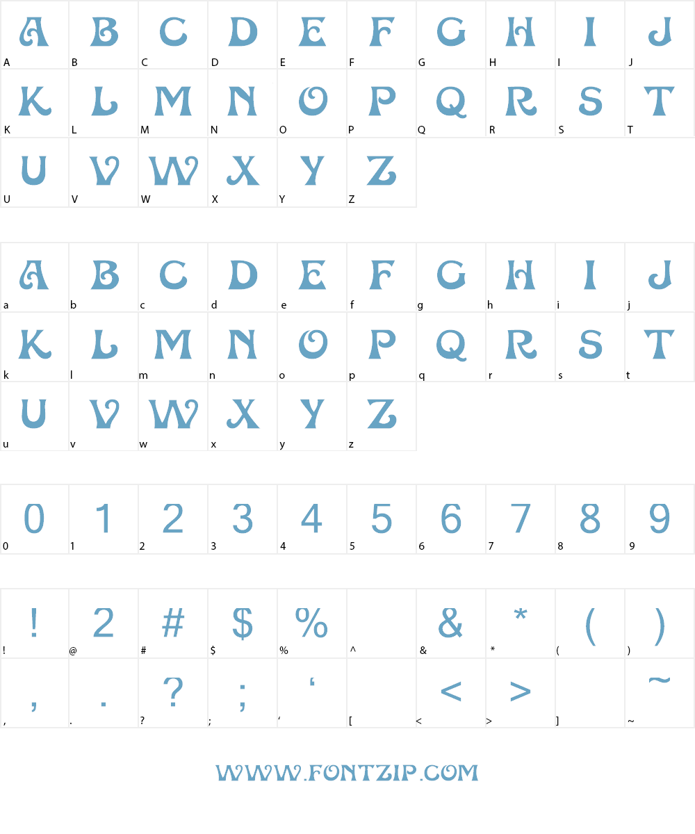 Pasdenom Font Character