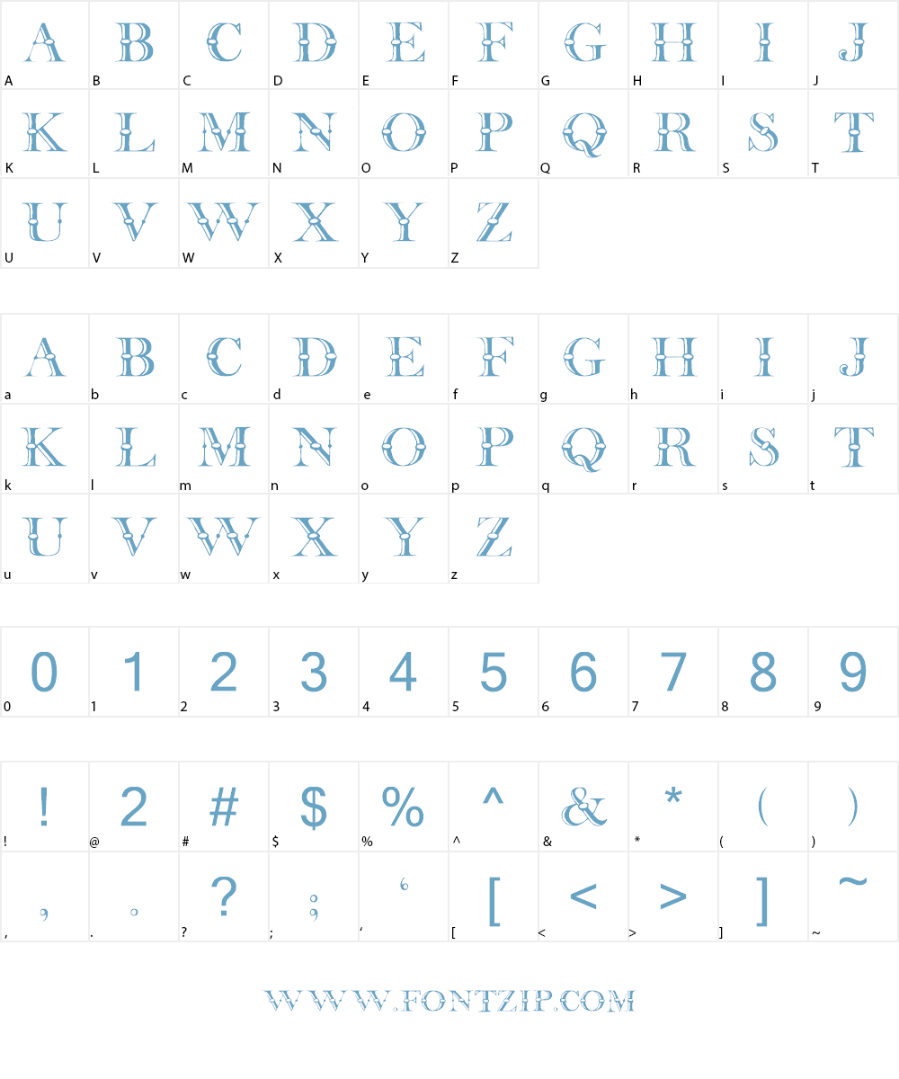 Beffle Font Character