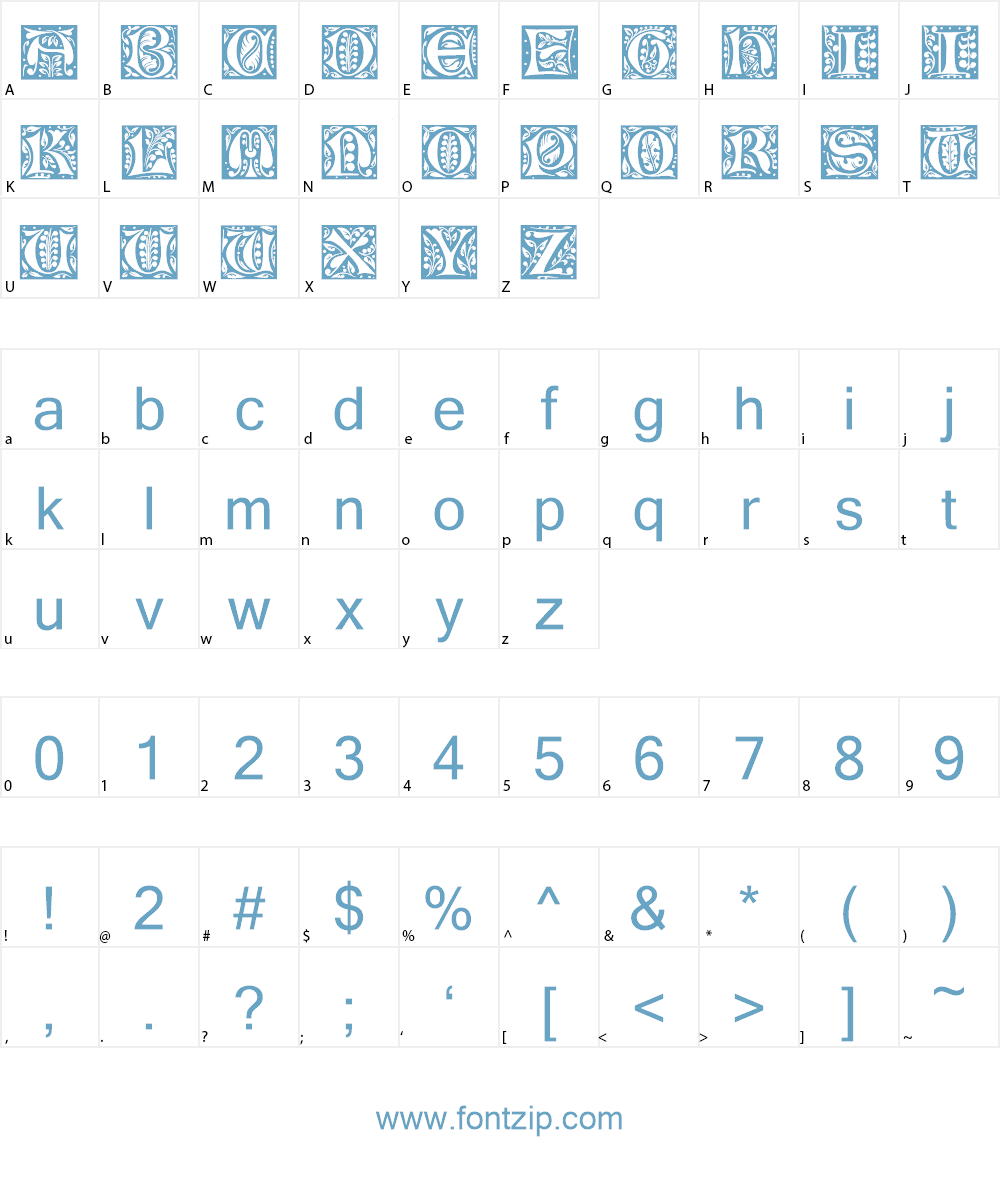 Christensen Caps Font Character