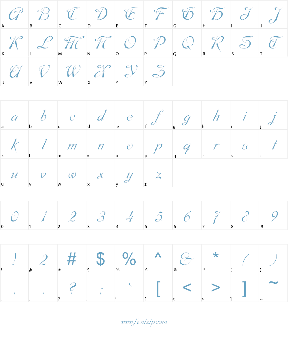Dobkin Font Character