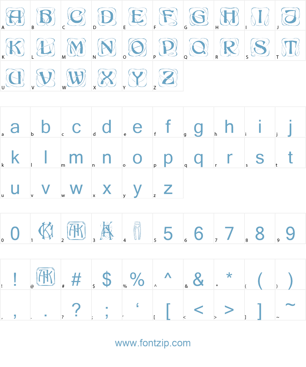 Konanur Kaps Font Character
