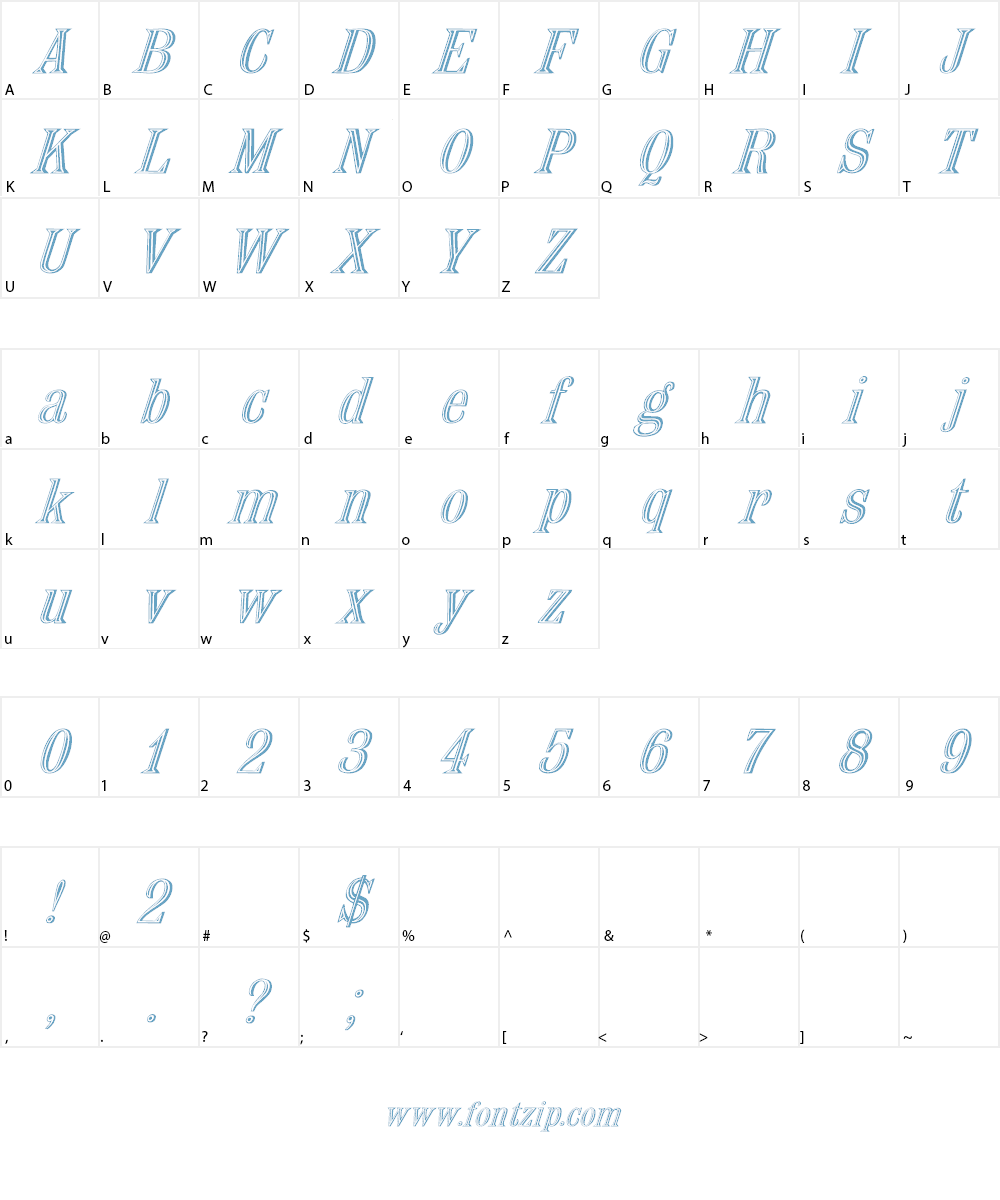 Nauert Font Character