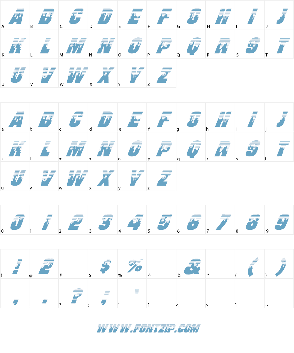 Will Harris Font Character