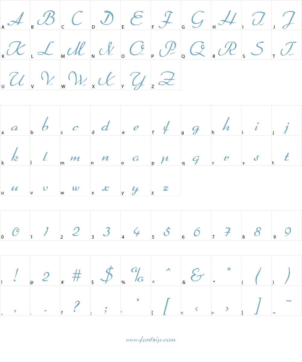 Arabella Font Character