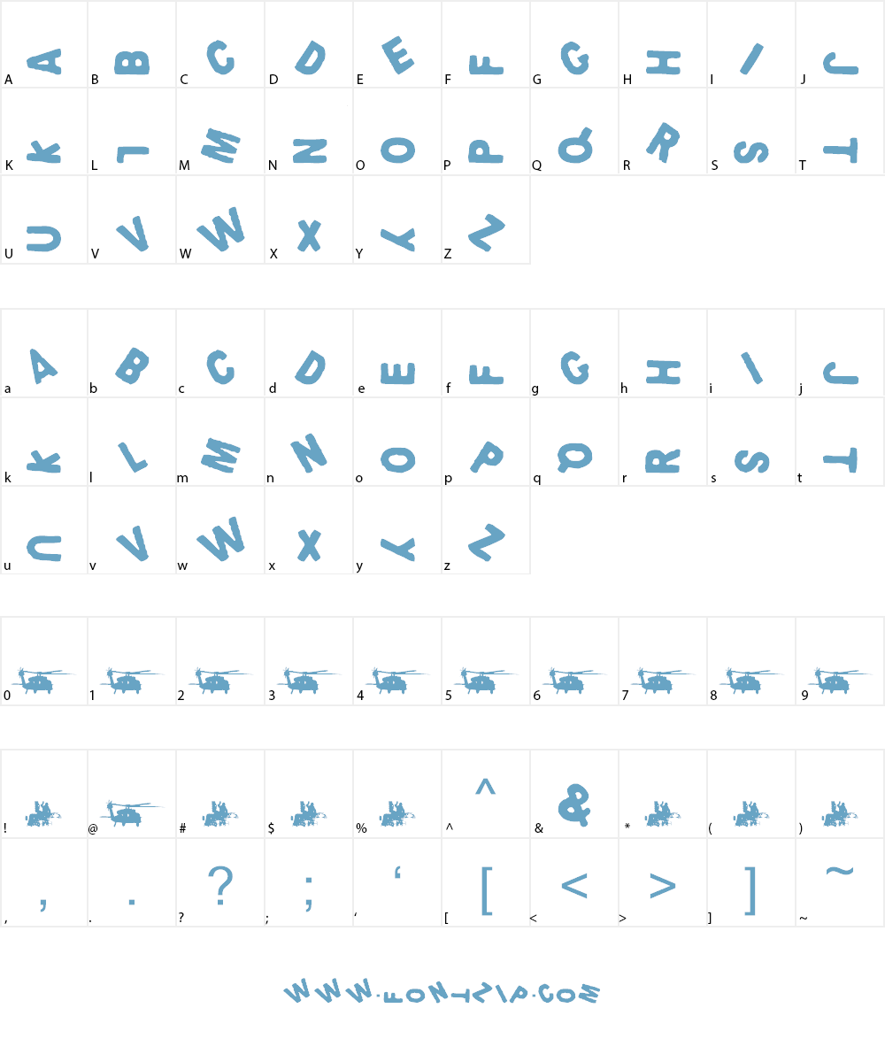 LETHALITY Font Character