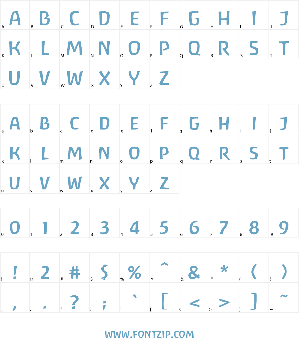 Antropos Font Character