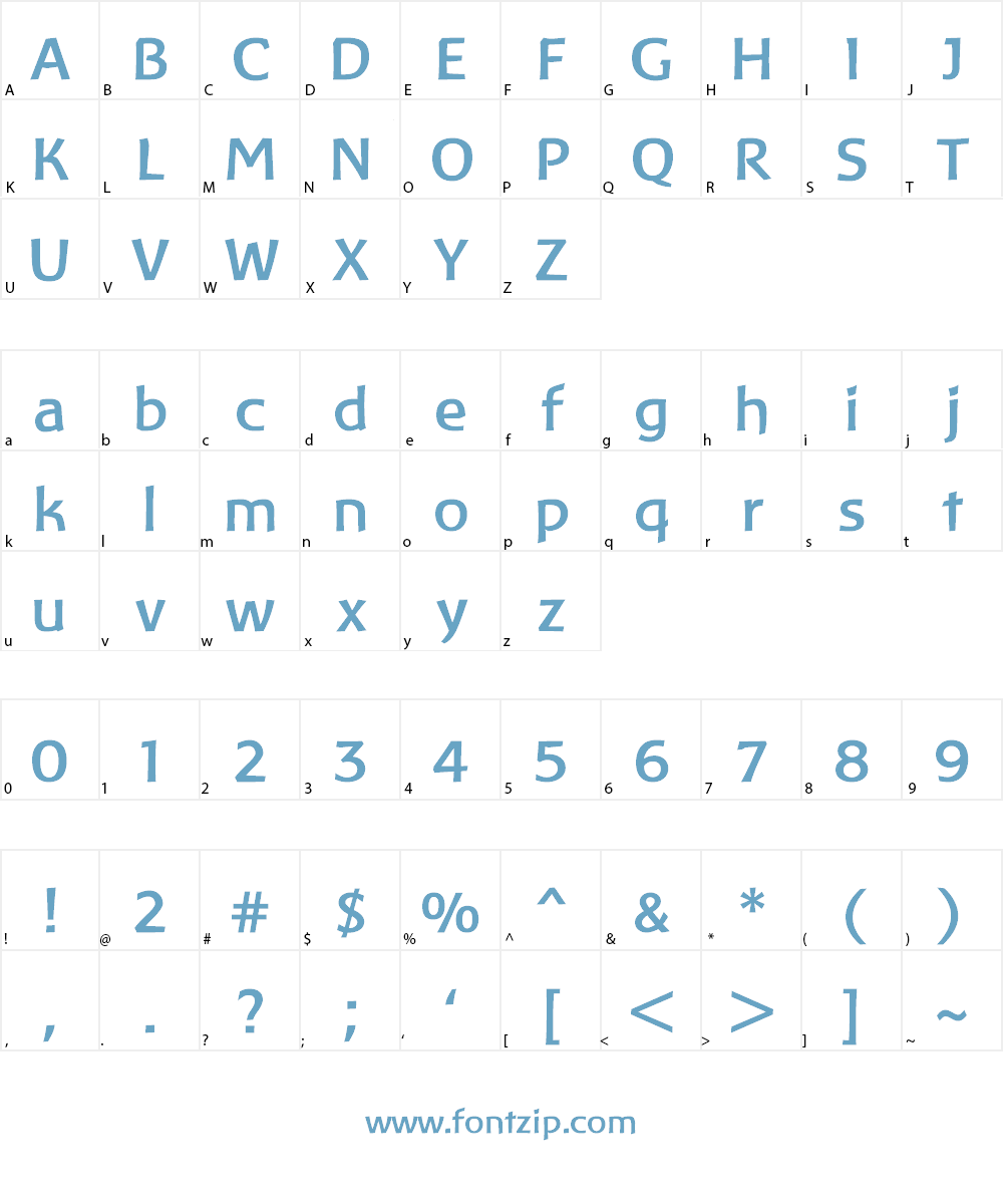 Baar Philos Font Character