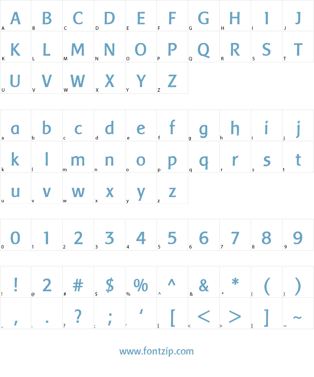 Baar Sophia Font Character