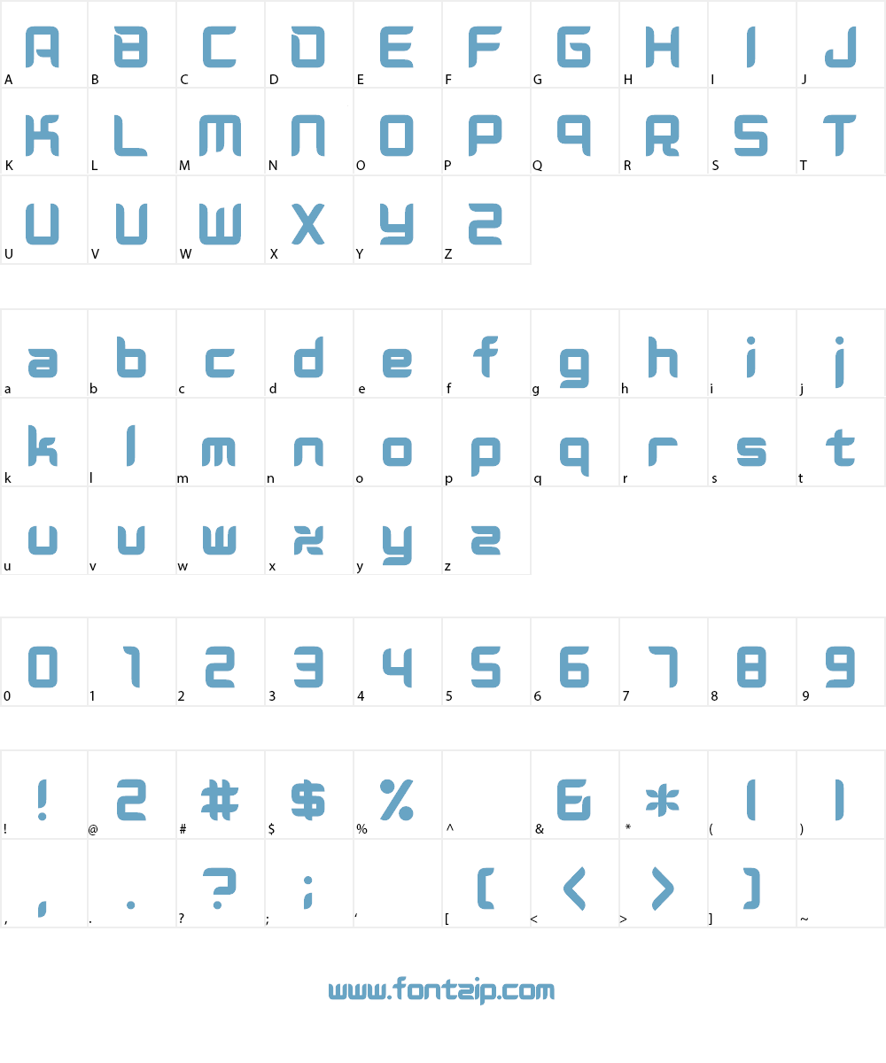 D3 Radicalism Font Character