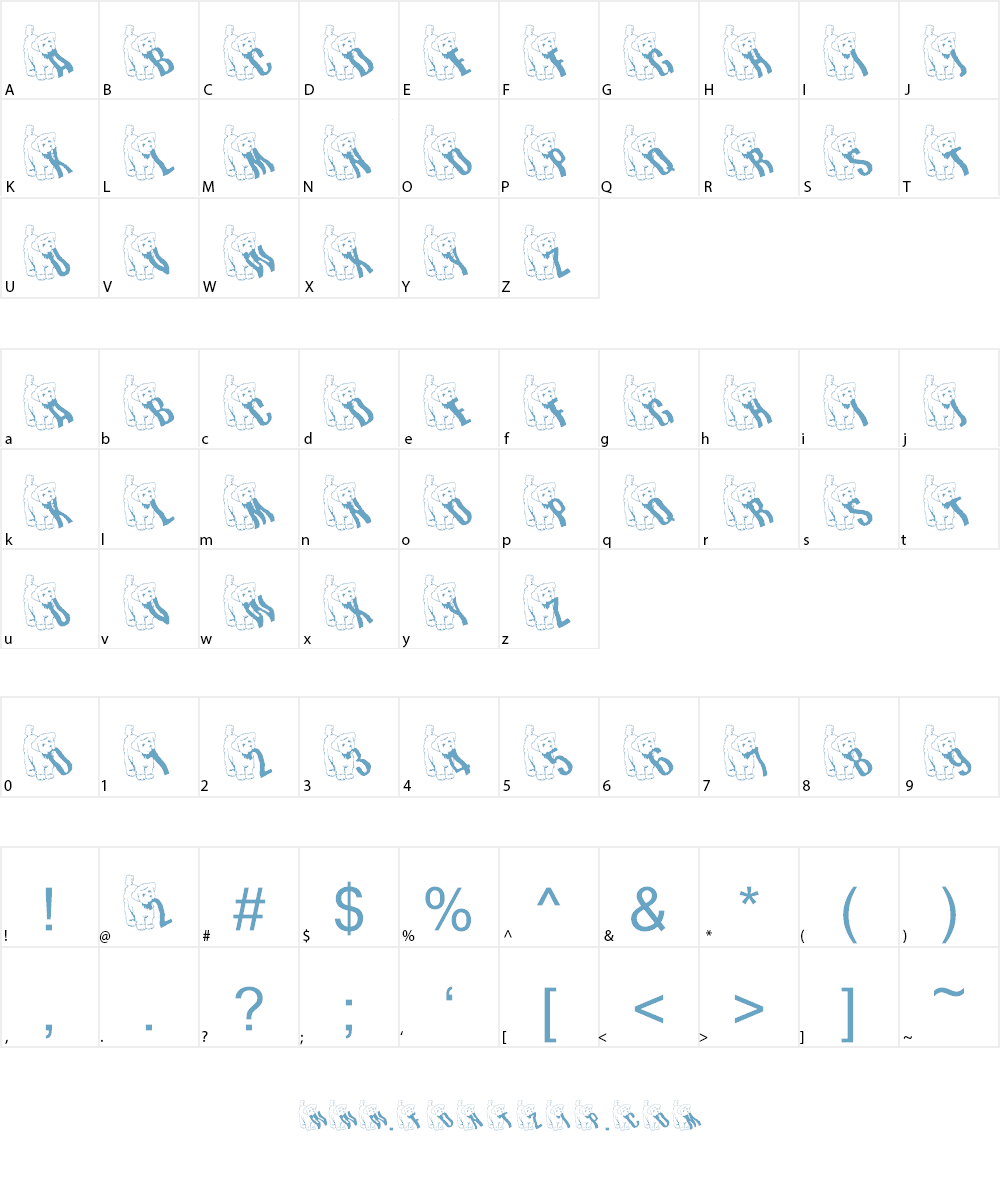 Franzi Font Character