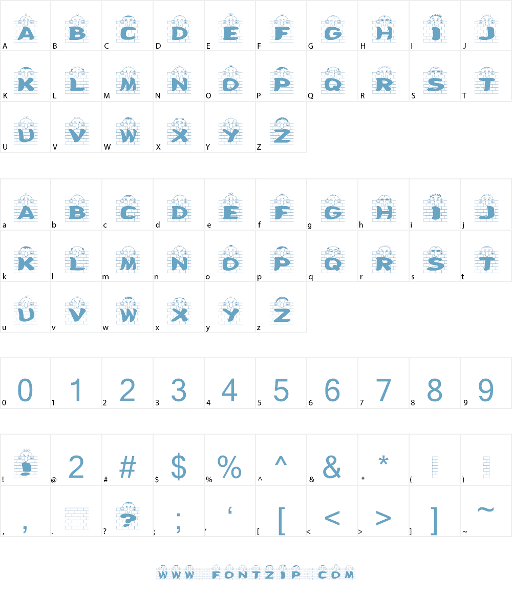 Herr Mueller Font Character