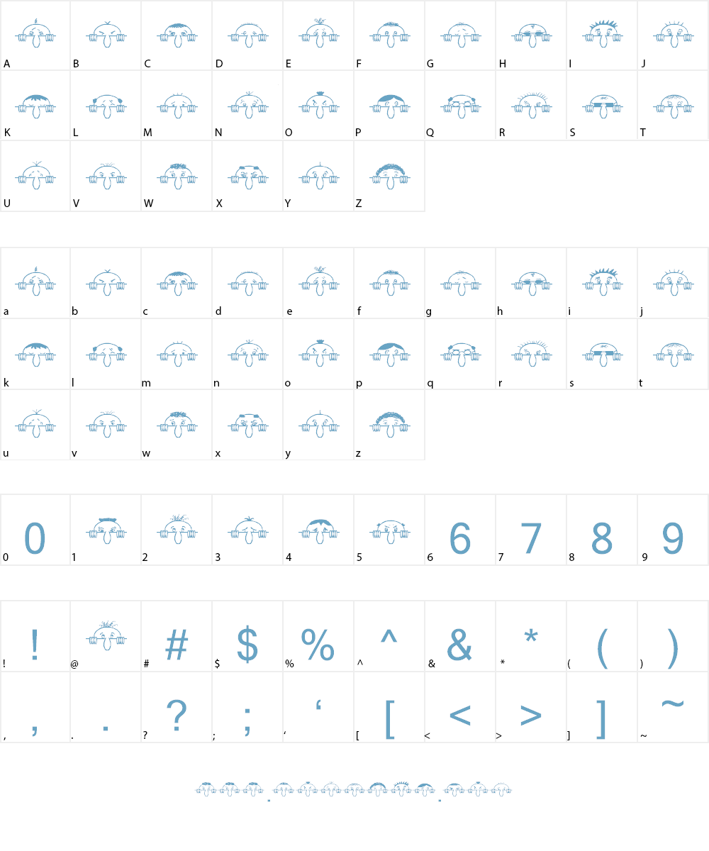Muelroy Font Character