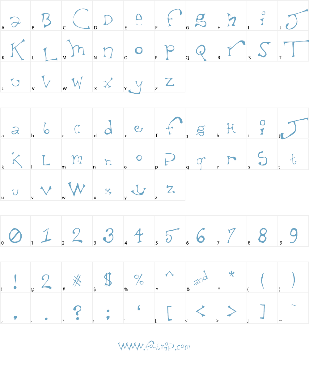 Taxidermist II Font Character