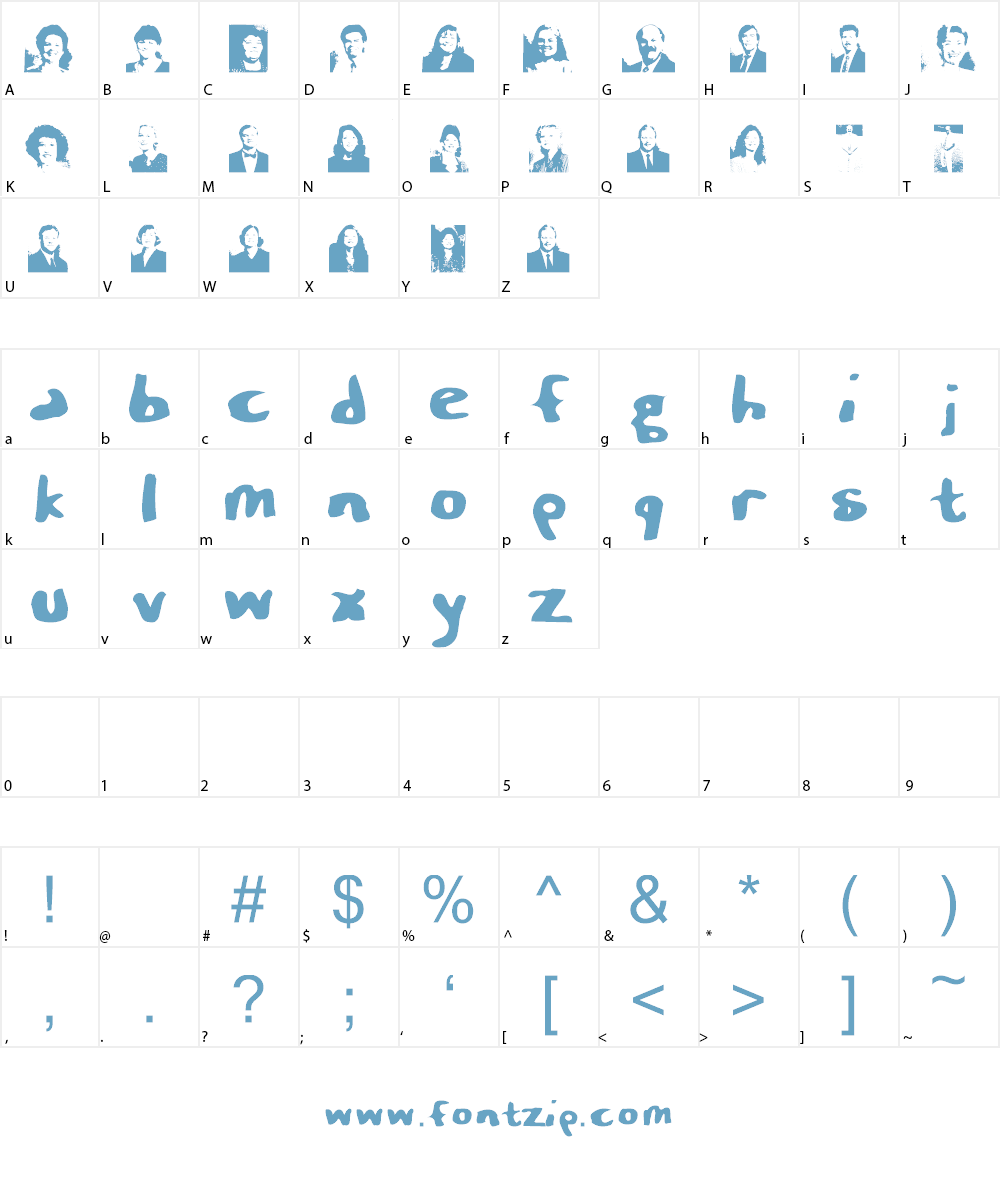 Teachers Font Character