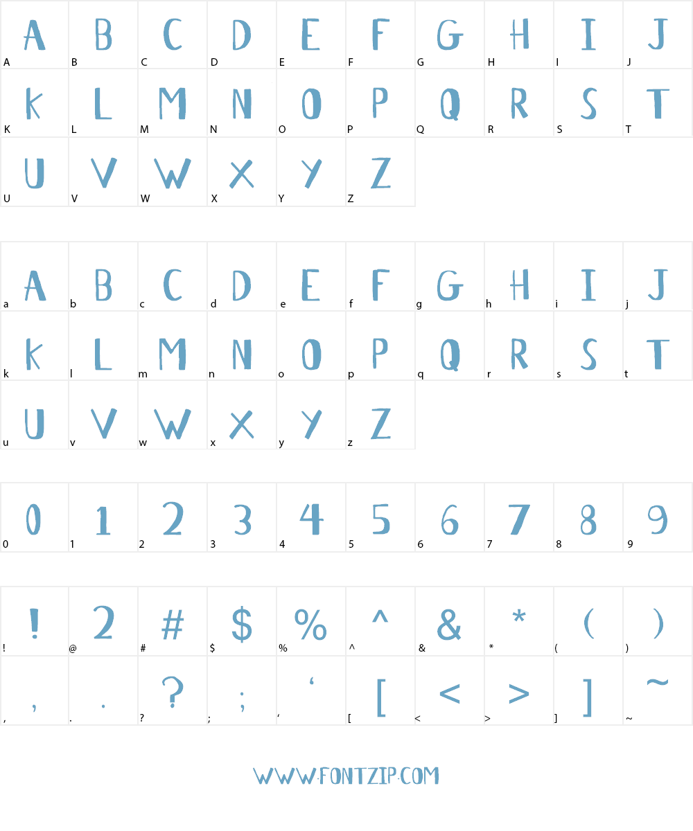 Antelope H Font Character