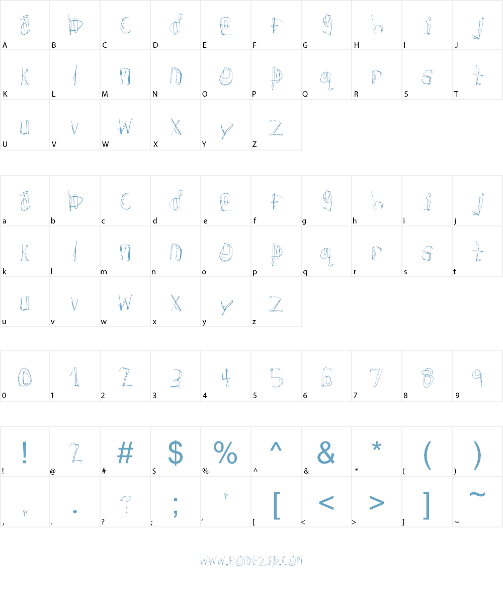 Donner Font Character