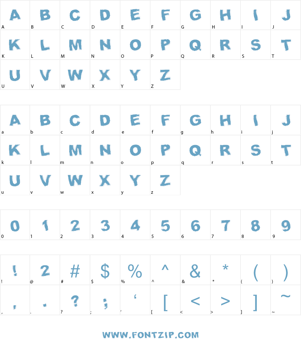Fresnel Font Character