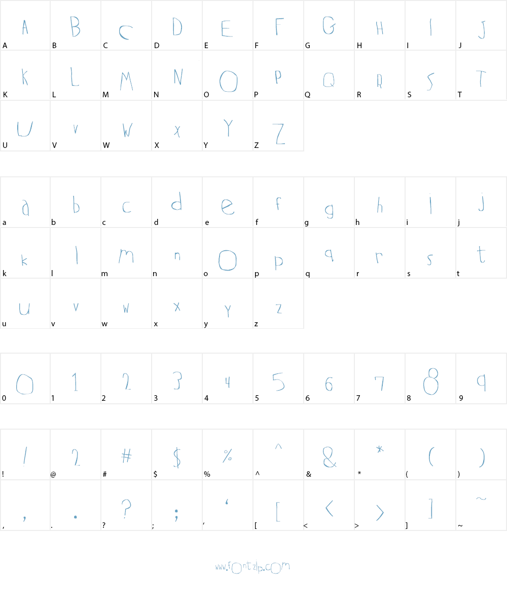 Two Turtle Doves Font Character