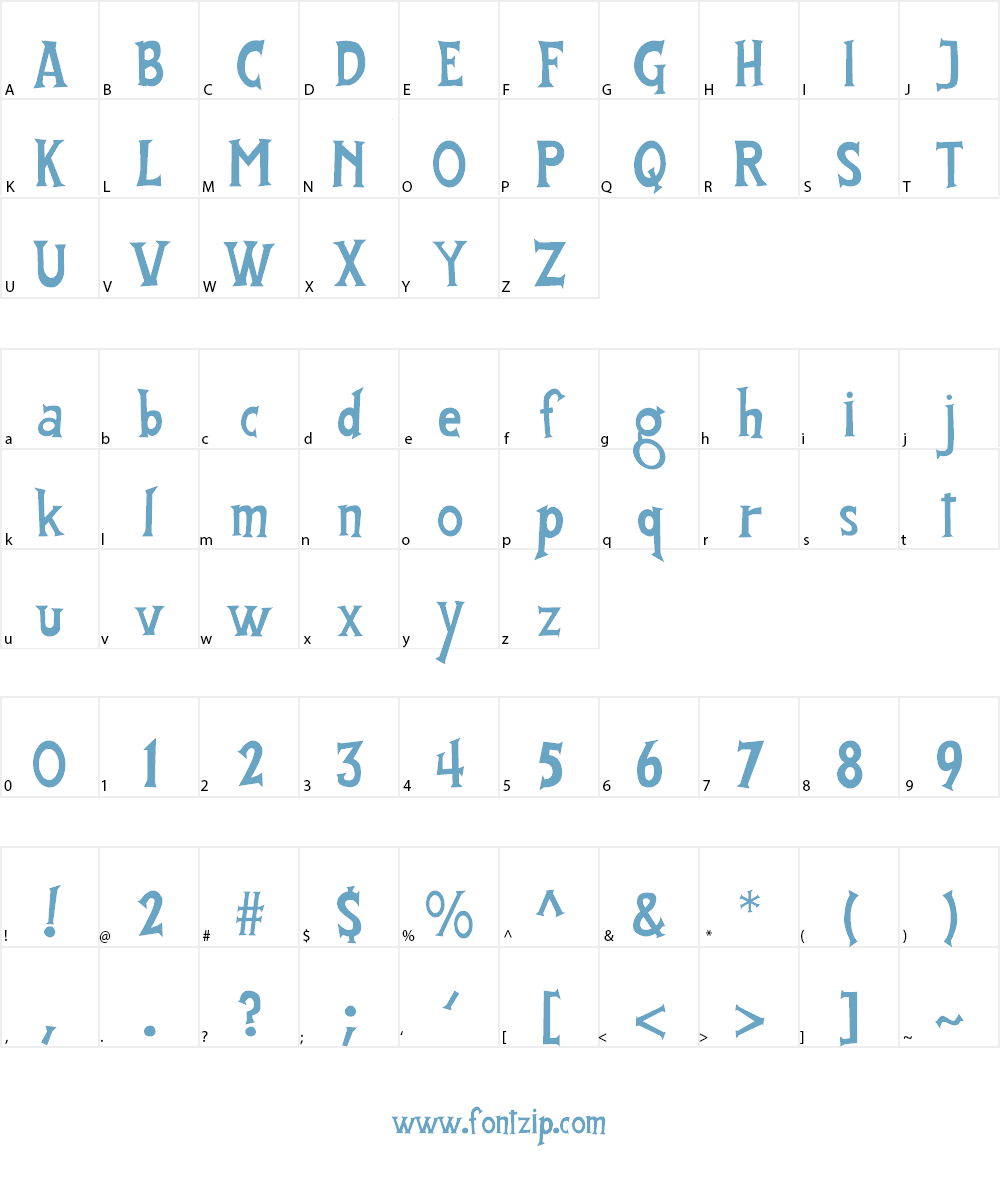 Fantasti Font Font Character