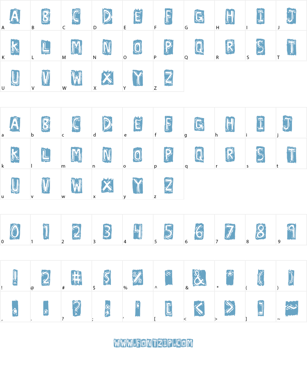 Lexographer Font Character