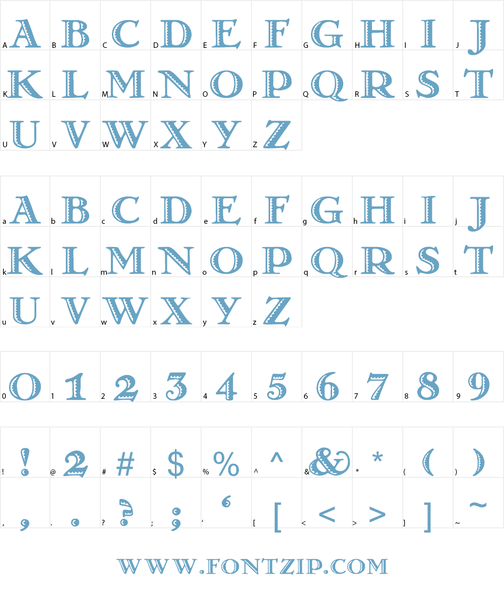 Matador Font Character