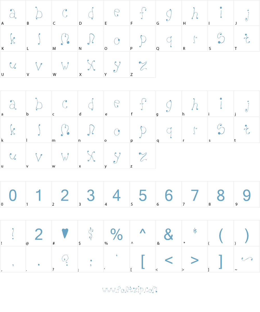 Melanie Font Character