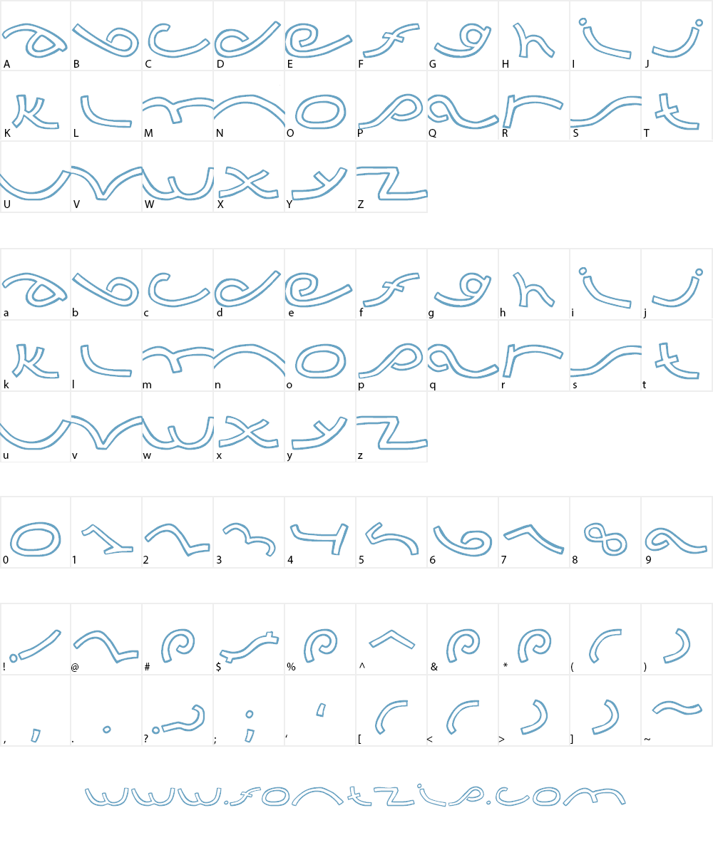 Music DBZ Font Character